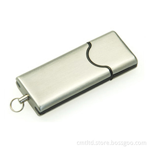 Metal Promotional Custom USB Flash Drive with Laser Engraved Logo (MT019)